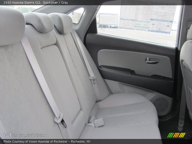 Quicksilver / Gray 2010 Hyundai Elantra GLS