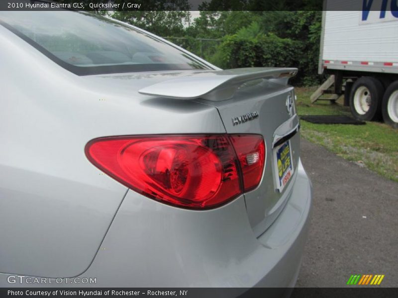 Quicksilver / Gray 2010 Hyundai Elantra GLS