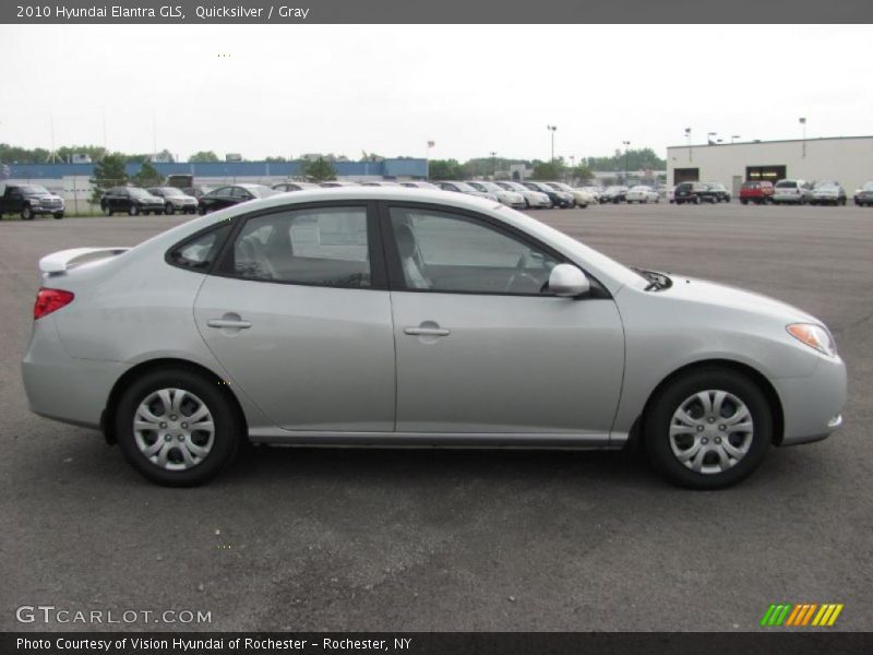 Quicksilver / Gray 2010 Hyundai Elantra GLS