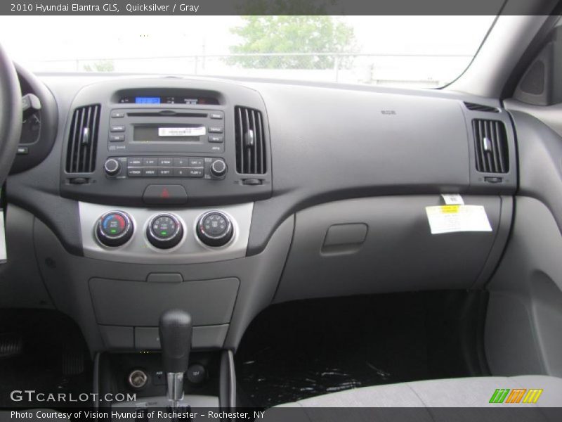 Quicksilver / Gray 2010 Hyundai Elantra GLS