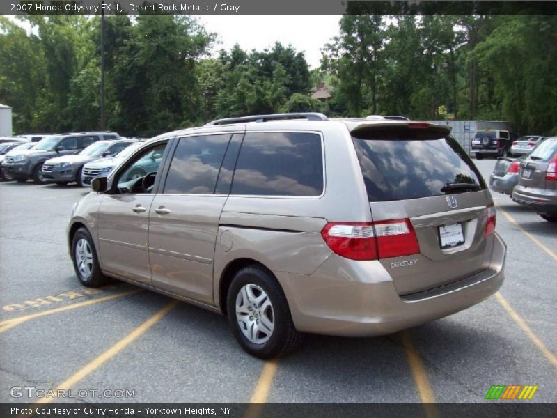 Desert Rock Metallic / Gray 2007 Honda Odyssey EX-L