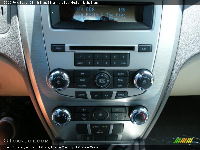 Brilliant Silver Metallic / Medium Light Stone 2010 Ford Fusion SE
