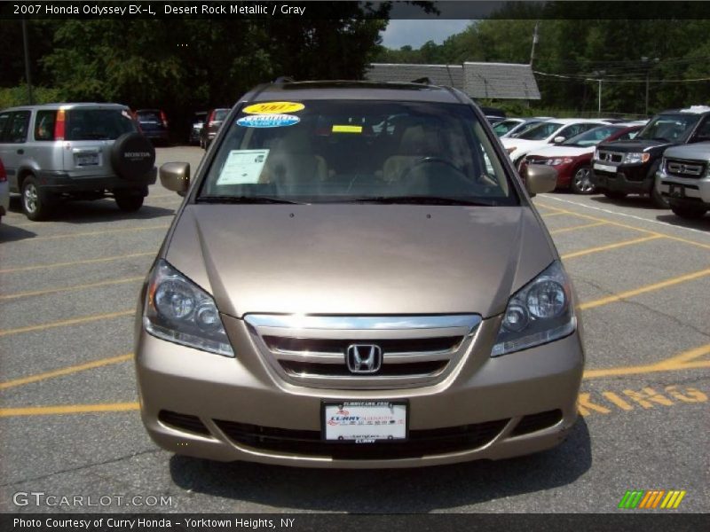 Desert Rock Metallic / Gray 2007 Honda Odyssey EX-L