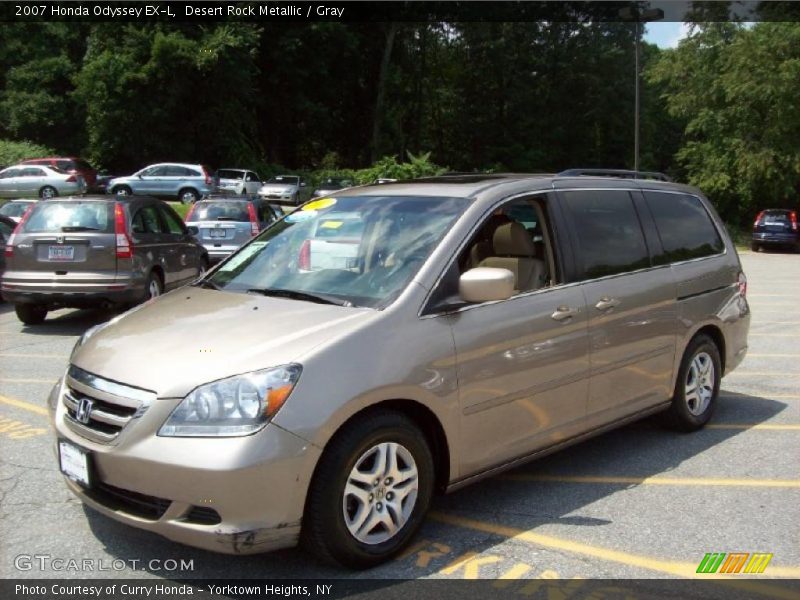 Desert Rock Metallic / Gray 2007 Honda Odyssey EX-L