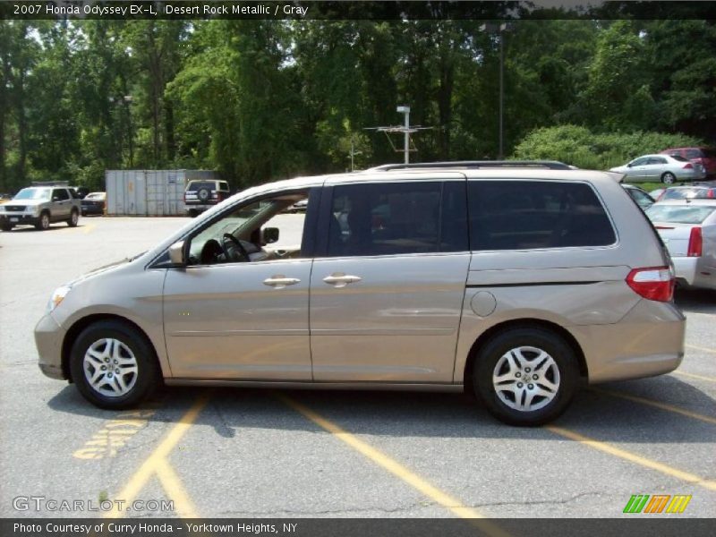 Desert Rock Metallic / Gray 2007 Honda Odyssey EX-L