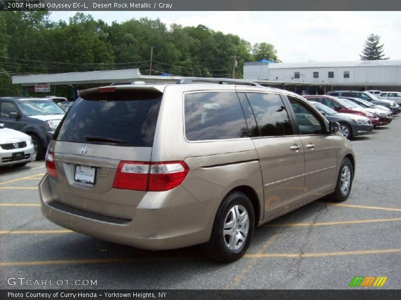 Desert Rock Metallic / Gray 2007 Honda Odyssey EX-L