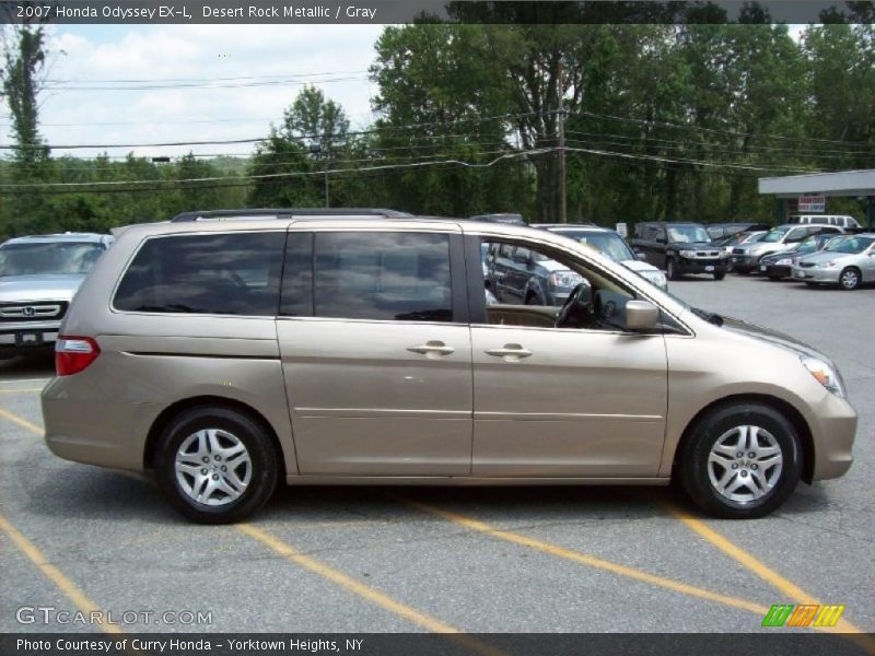 Desert Rock Metallic / Gray 2007 Honda Odyssey EX-L
