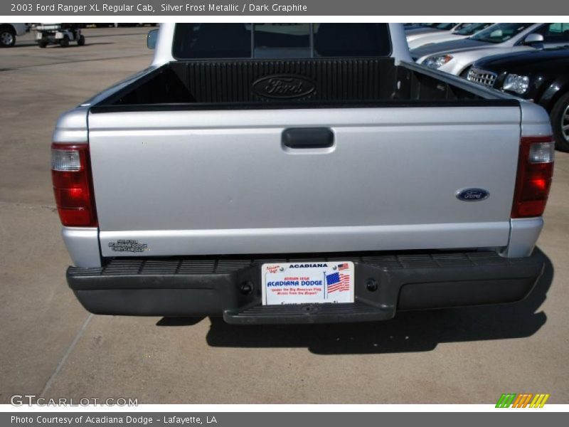 Silver Frost Metallic / Dark Graphite 2003 Ford Ranger XL Regular Cab