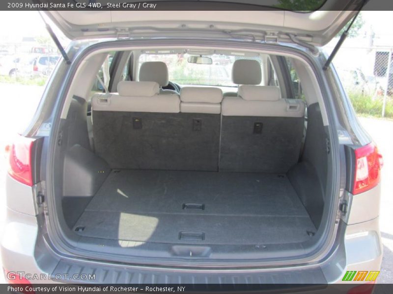 Steel Gray / Gray 2009 Hyundai Santa Fe GLS 4WD