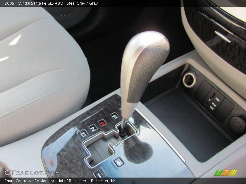 Steel Gray / Gray 2009 Hyundai Santa Fe GLS 4WD