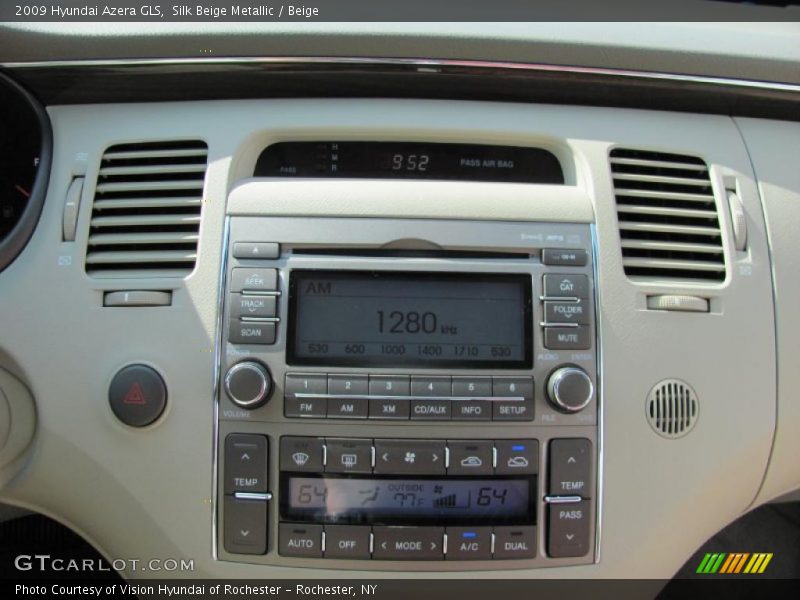 Silk Beige Metallic / Beige 2009 Hyundai Azera GLS