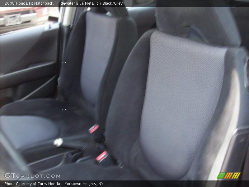 Tidewater Blue Metallic / Black/Grey 2008 Honda Fit Hatchback