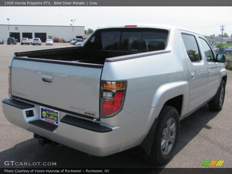 Billet Silver Metallic / Gray 2008 Honda Ridgeline RTX