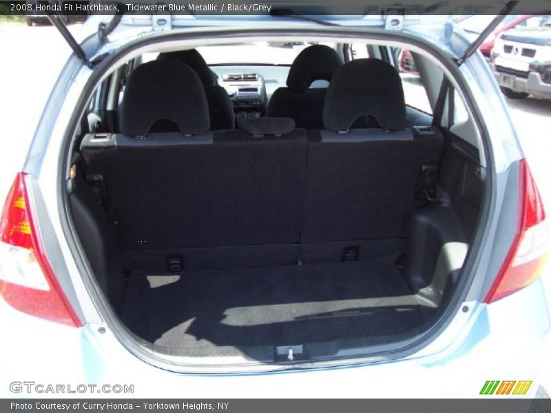 Tidewater Blue Metallic / Black/Grey 2008 Honda Fit Hatchback