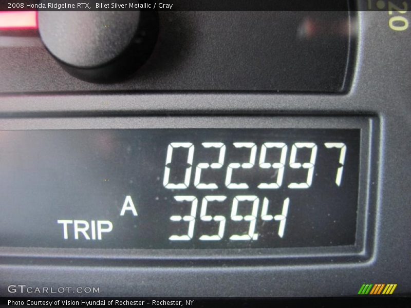 Billet Silver Metallic / Gray 2008 Honda Ridgeline RTX