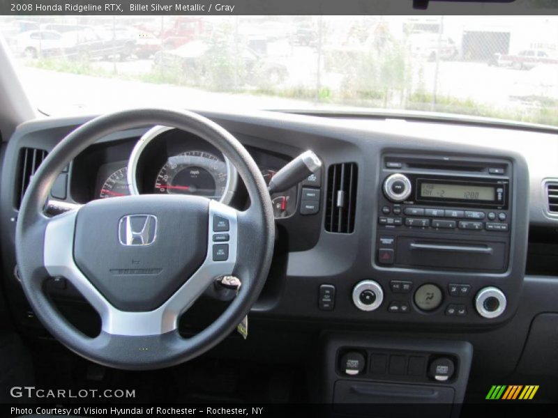 Billet Silver Metallic / Gray 2008 Honda Ridgeline RTX