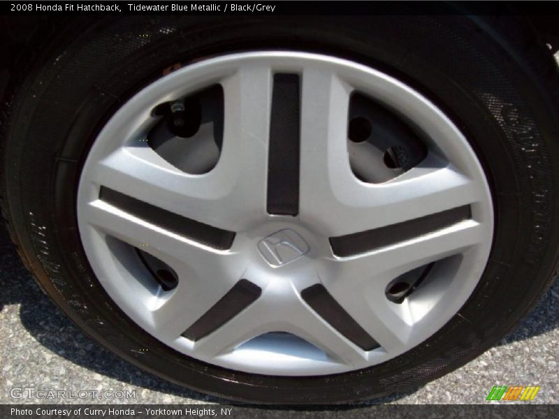Tidewater Blue Metallic / Black/Grey 2008 Honda Fit Hatchback