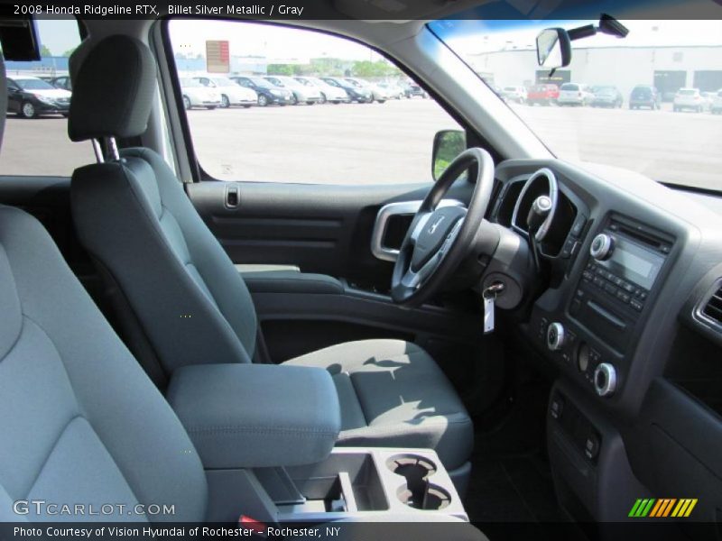 Billet Silver Metallic / Gray 2008 Honda Ridgeline RTX