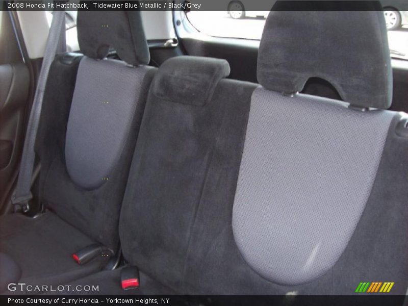 Tidewater Blue Metallic / Black/Grey 2008 Honda Fit Hatchback