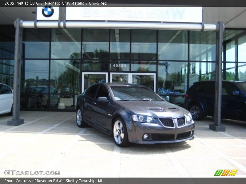 Magnetic Gray Metallic / Onyx/Red 2009 Pontiac G8 GT