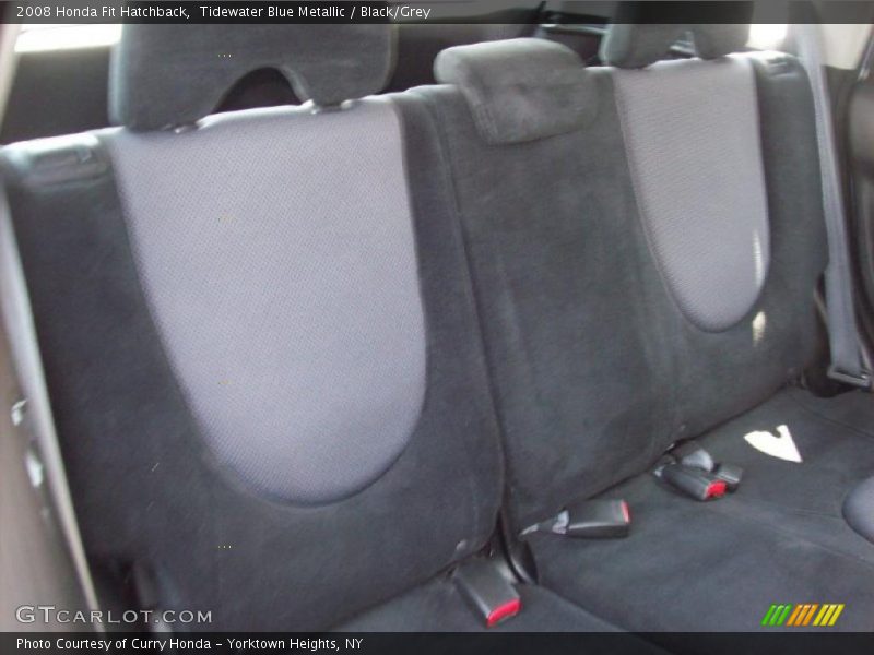 Tidewater Blue Metallic / Black/Grey 2008 Honda Fit Hatchback