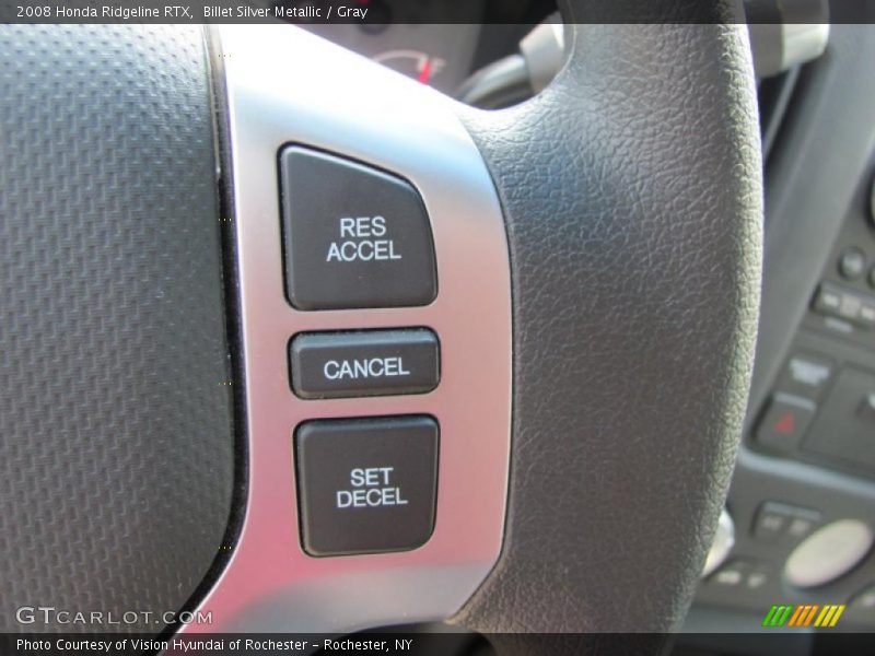 Billet Silver Metallic / Gray 2008 Honda Ridgeline RTX