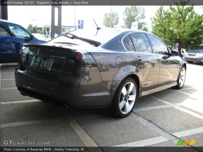 Magnetic Gray Metallic / Onyx/Red 2009 Pontiac G8 GT