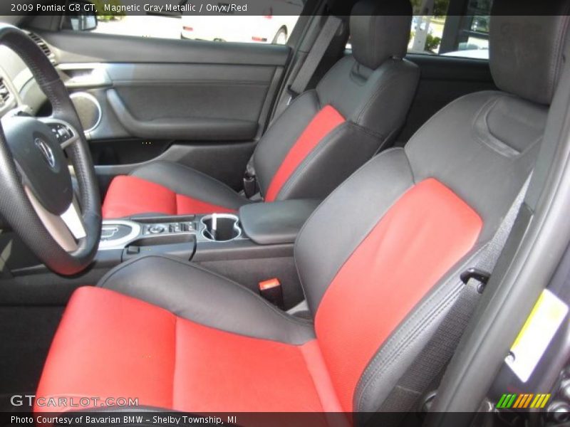 Magnetic Gray Metallic / Onyx/Red 2009 Pontiac G8 GT