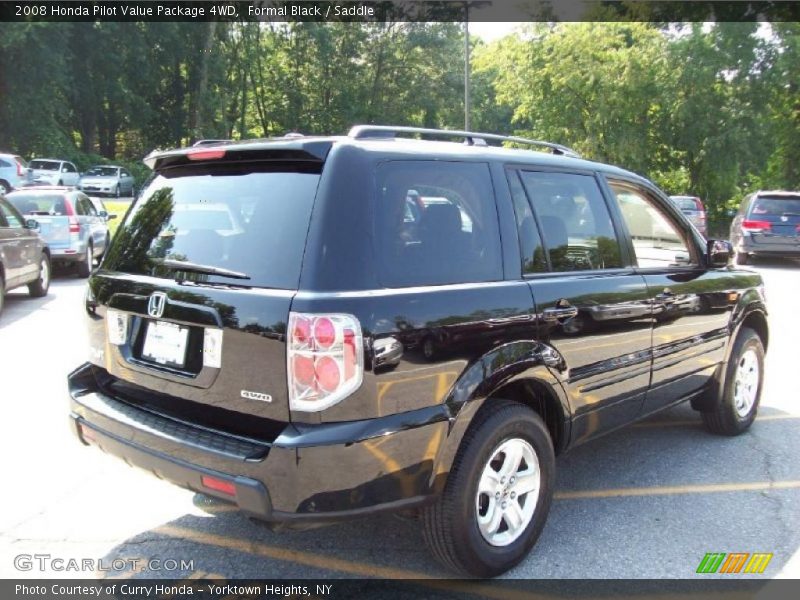 Formal Black / Saddle 2008 Honda Pilot Value Package 4WD