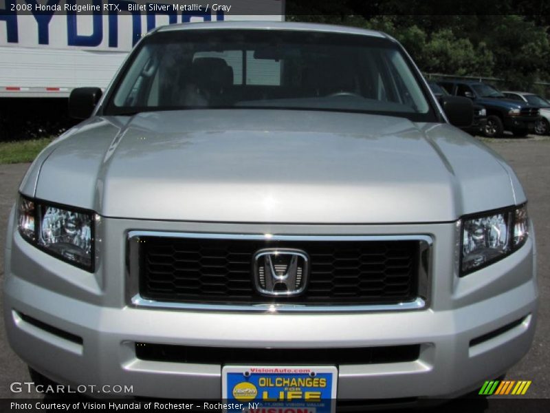 Billet Silver Metallic / Gray 2008 Honda Ridgeline RTX