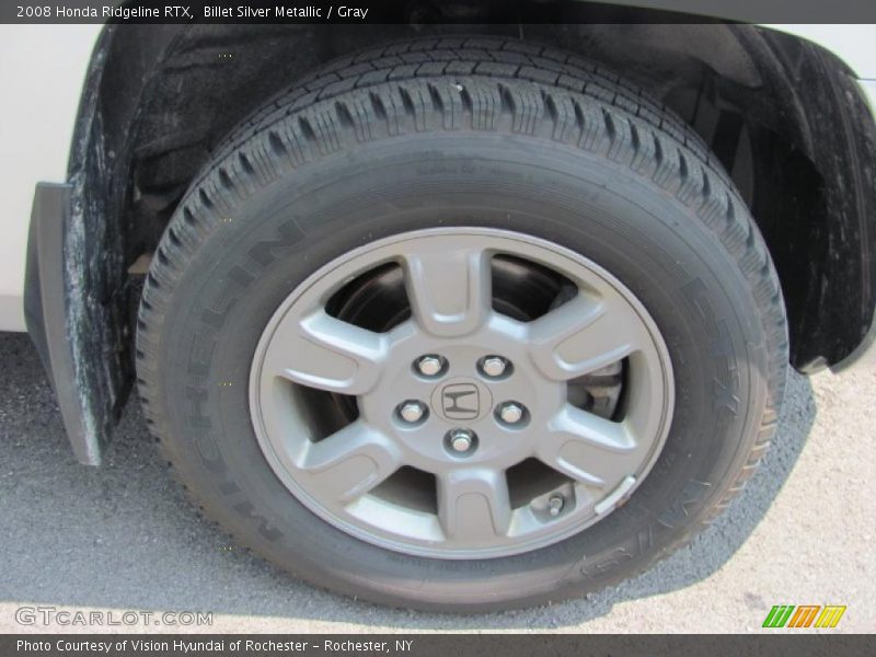 Billet Silver Metallic / Gray 2008 Honda Ridgeline RTX