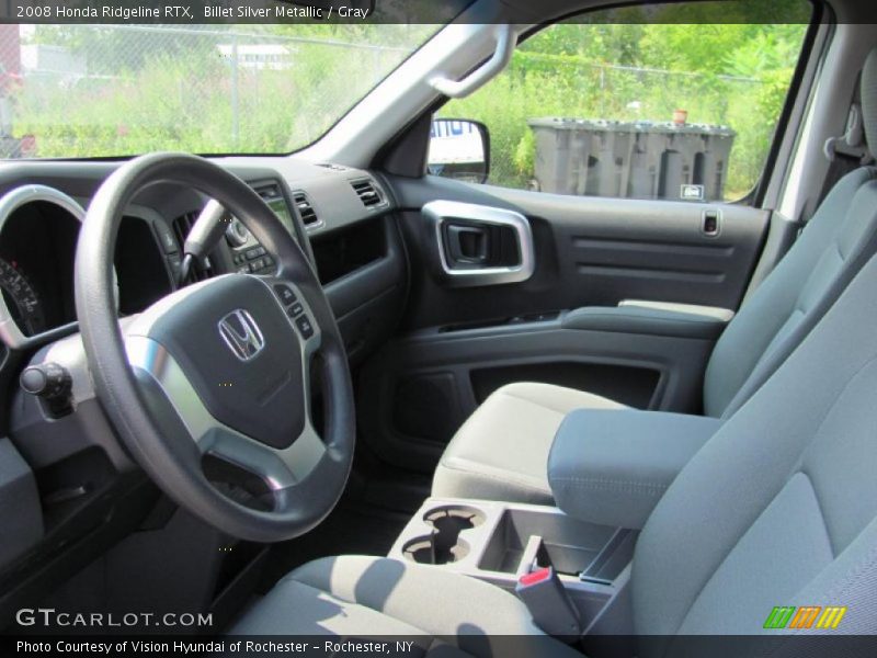 Billet Silver Metallic / Gray 2008 Honda Ridgeline RTX