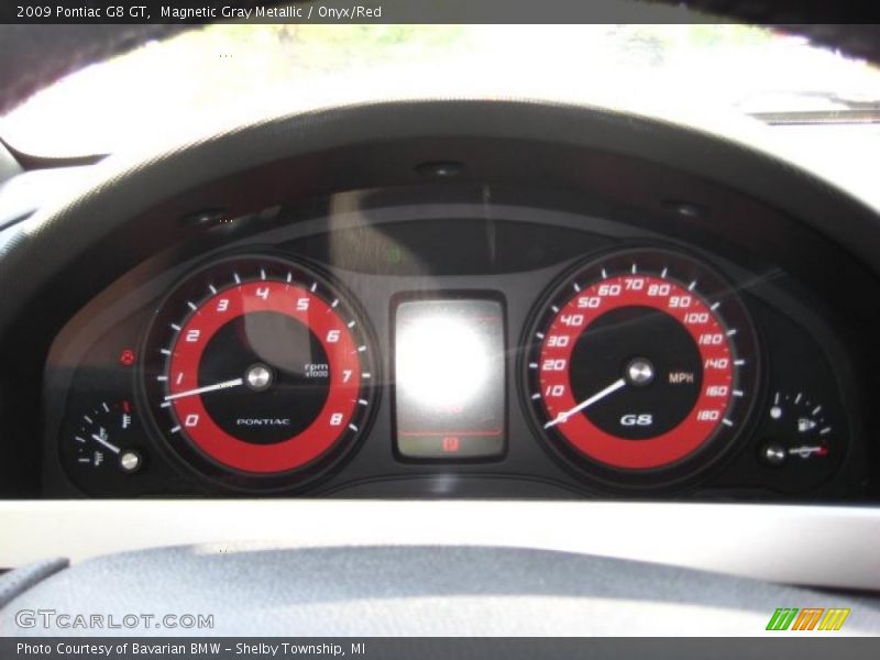 Magnetic Gray Metallic / Onyx/Red 2009 Pontiac G8 GT