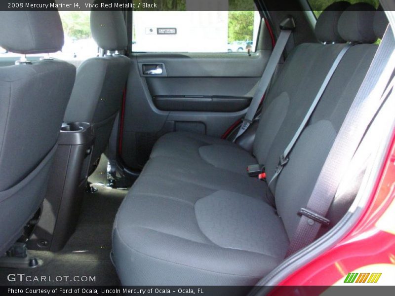 Vivid Red Metallic / Black 2008 Mercury Mariner I4