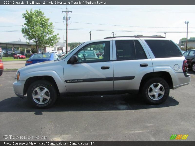 Silverstone Metallic / Medium Pewter 2004 Chevrolet TrailBlazer LS 4x4