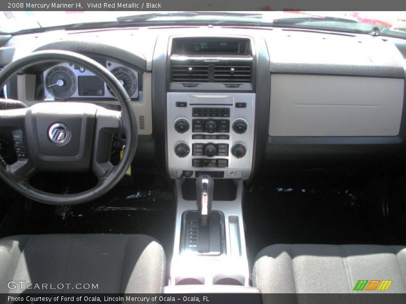 Vivid Red Metallic / Black 2008 Mercury Mariner I4