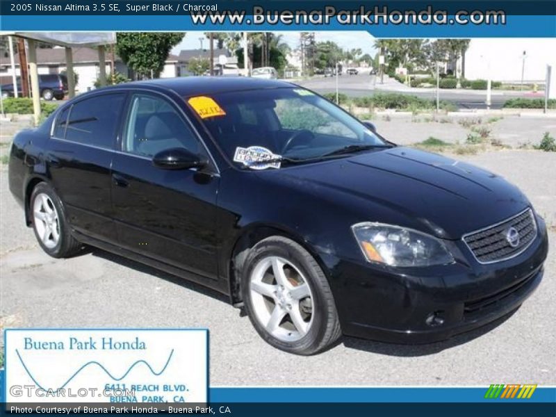 Super Black / Charcoal 2005 Nissan Altima 3.5 SE