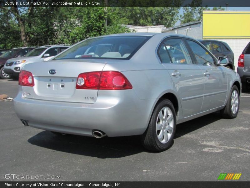 Bright Silver Metallic / Gray 2008 Kia Optima LX V6