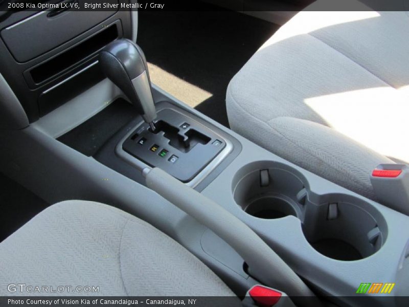 Bright Silver Metallic / Gray 2008 Kia Optima LX V6
