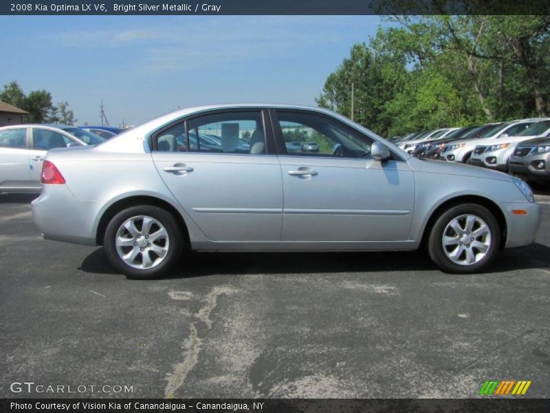 Bright Silver Metallic / Gray 2008 Kia Optima LX V6