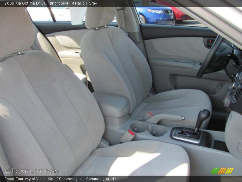 Bright Silver Metallic / Gray 2008 Kia Optima LX V6