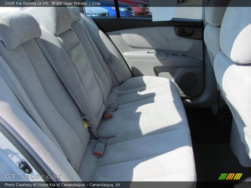 Bright Silver Metallic / Gray 2008 Kia Optima LX V6