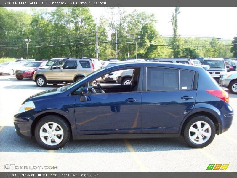 Blue Onyx / Charcoal 2008 Nissan Versa 1.8 S Hatchback