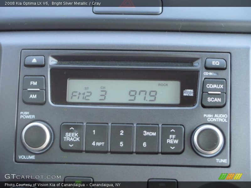 Bright Silver Metallic / Gray 2008 Kia Optima LX V6