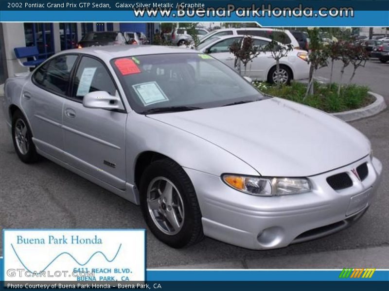 Galaxy Silver Metallic / Graphite 2002 Pontiac Grand Prix GTP Sedan