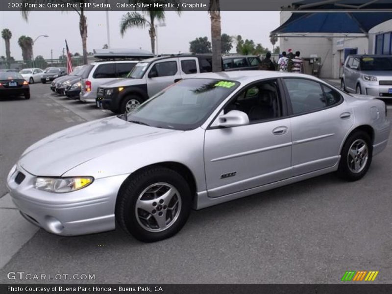 Galaxy Silver Metallic / Graphite 2002 Pontiac Grand Prix GTP Sedan