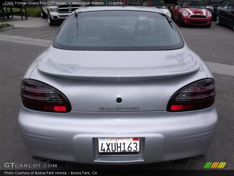 Galaxy Silver Metallic / Graphite 2002 Pontiac Grand Prix GTP Sedan