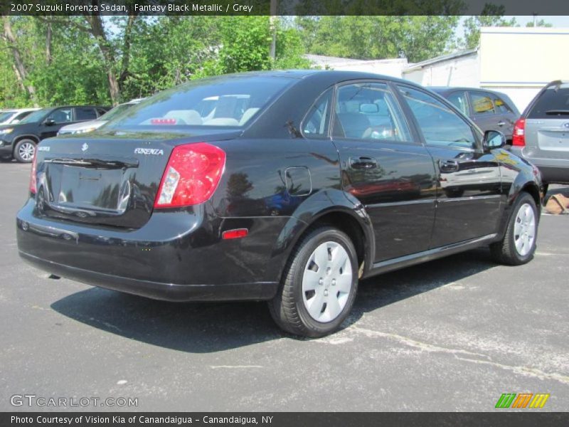 Fantasy Black Metallic / Grey 2007 Suzuki Forenza Sedan