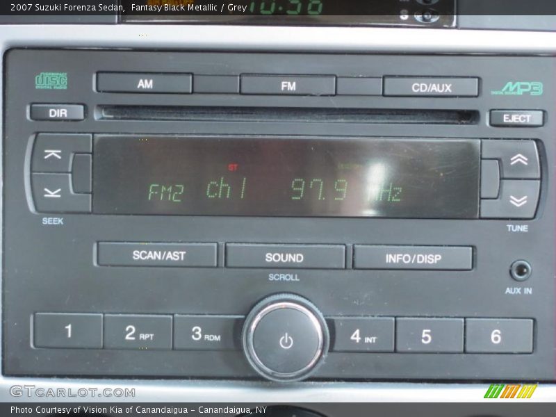 Fantasy Black Metallic / Grey 2007 Suzuki Forenza Sedan