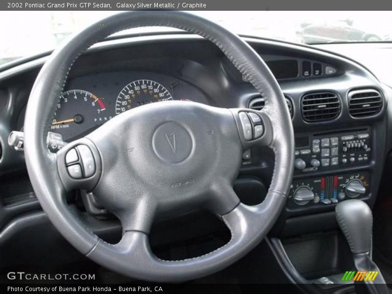Galaxy Silver Metallic / Graphite 2002 Pontiac Grand Prix GTP Sedan